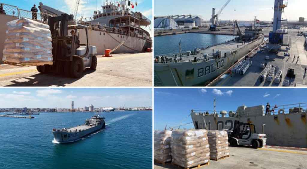 Mexico send more than 814 tons of humanitarian aid. Mexico send more than 814 tons of humanitarian aid.