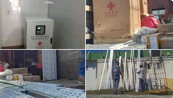 Instalación de paneles solares de policlínicos