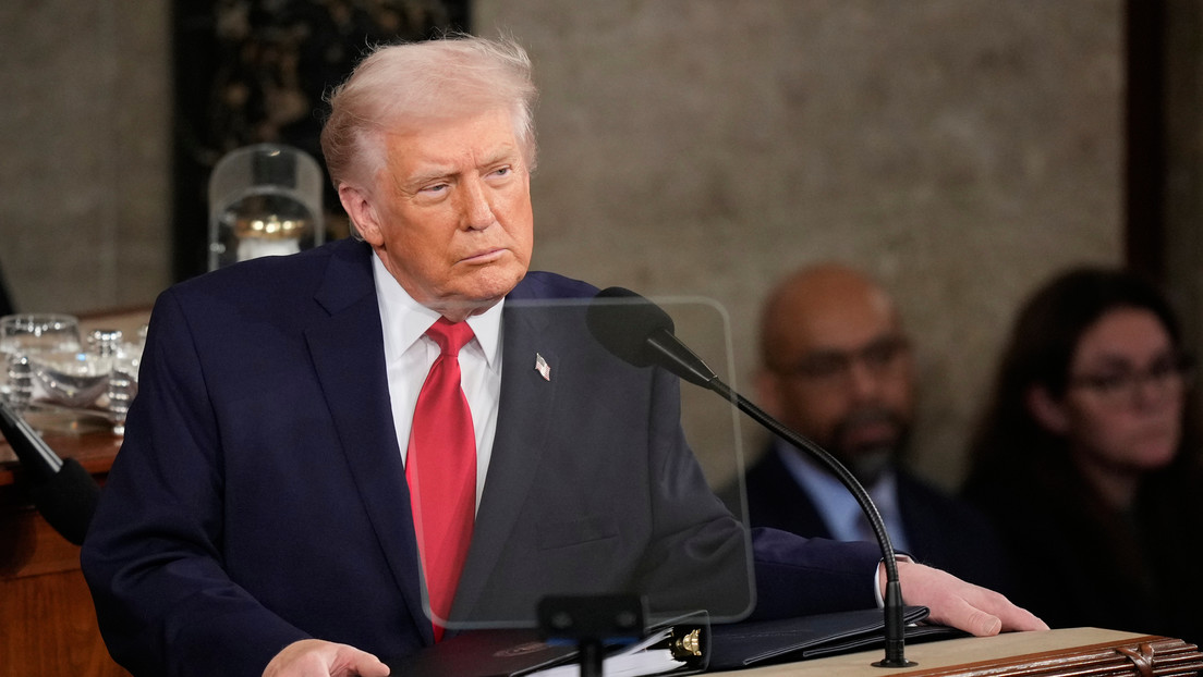 Trump realiza el discurso del Estado de la Unión. Trump realiza el discurso del Estado de la Unión.