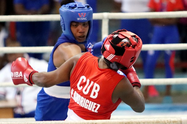 Boxeo femenino cubano a clasificatorio.