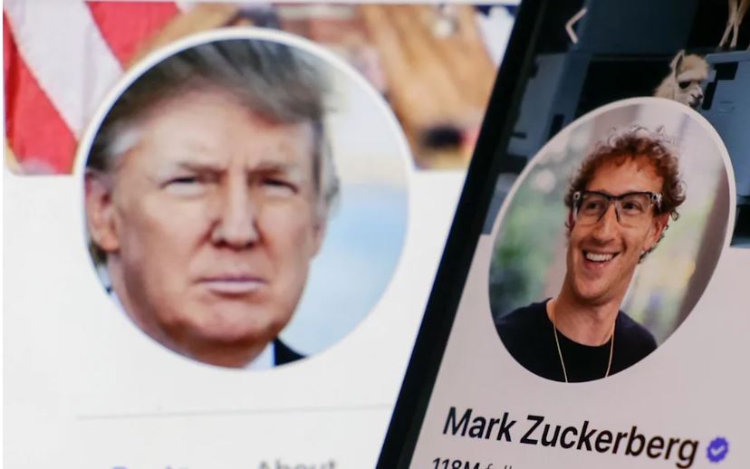 Donald Trump y Mark Zuckerberg