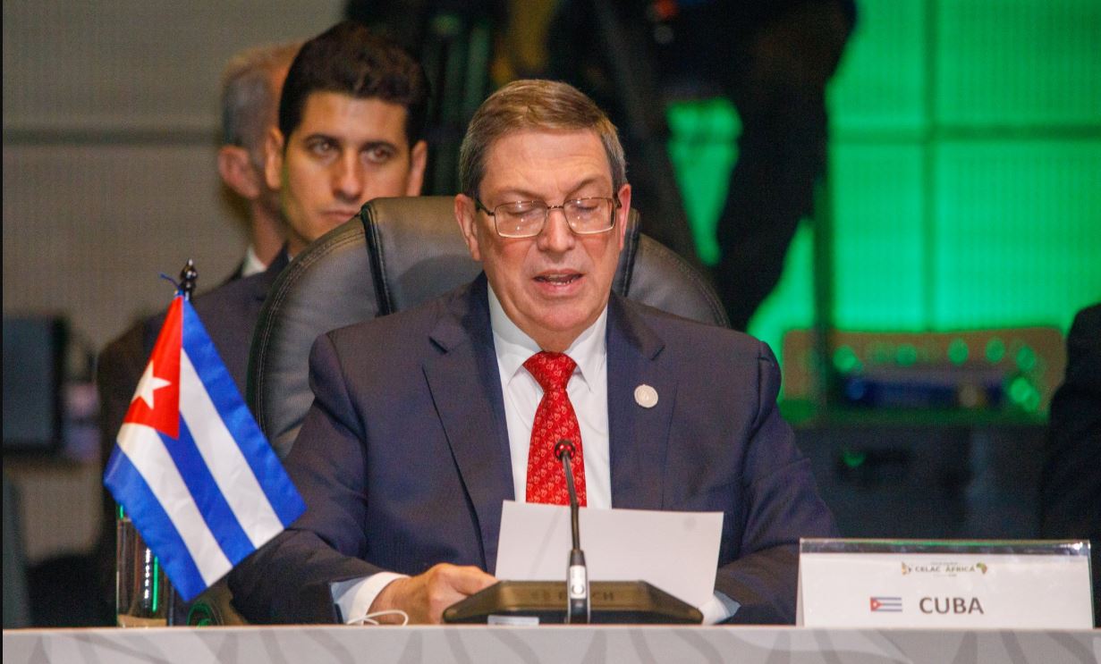 El canciller Bruno Rodríguez Parilla en el Foro CELAC Africa