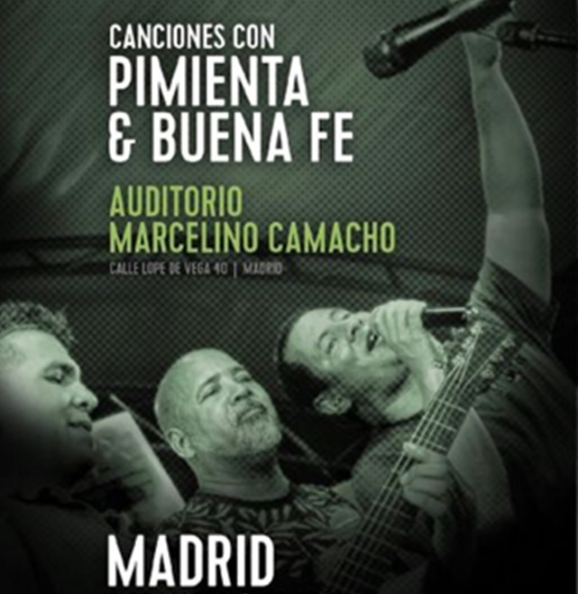 Post de concierto de Buena Fe en Madrid