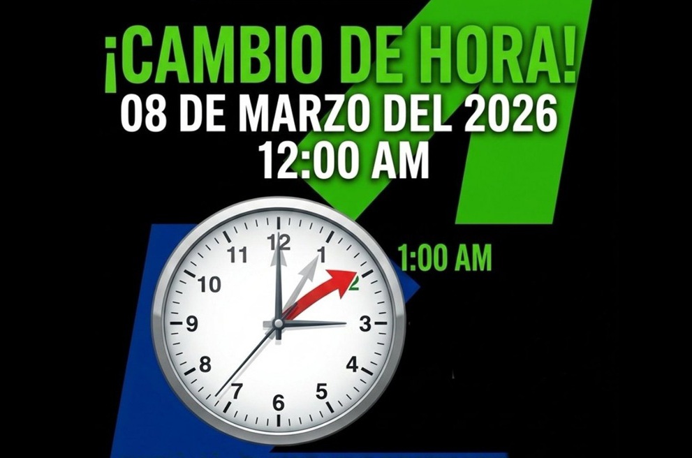 Reloj que indica el horario de verano