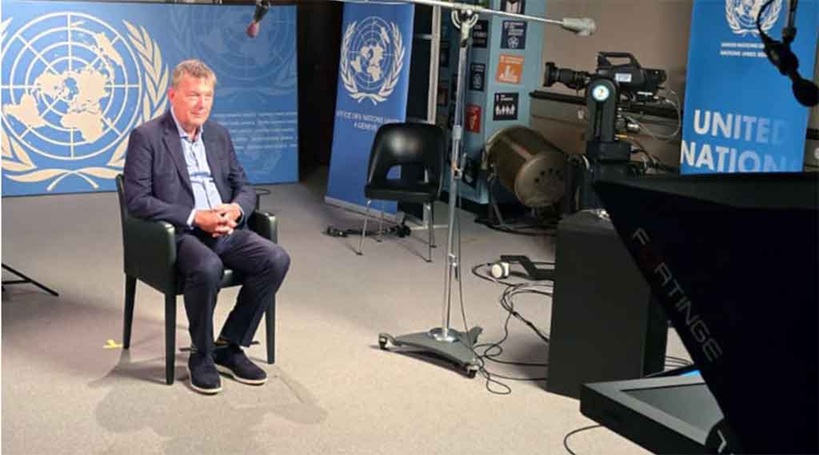 comisionado general de la Agencia de ONU para los Refugiados Palestinos, Philippe Lazzarini