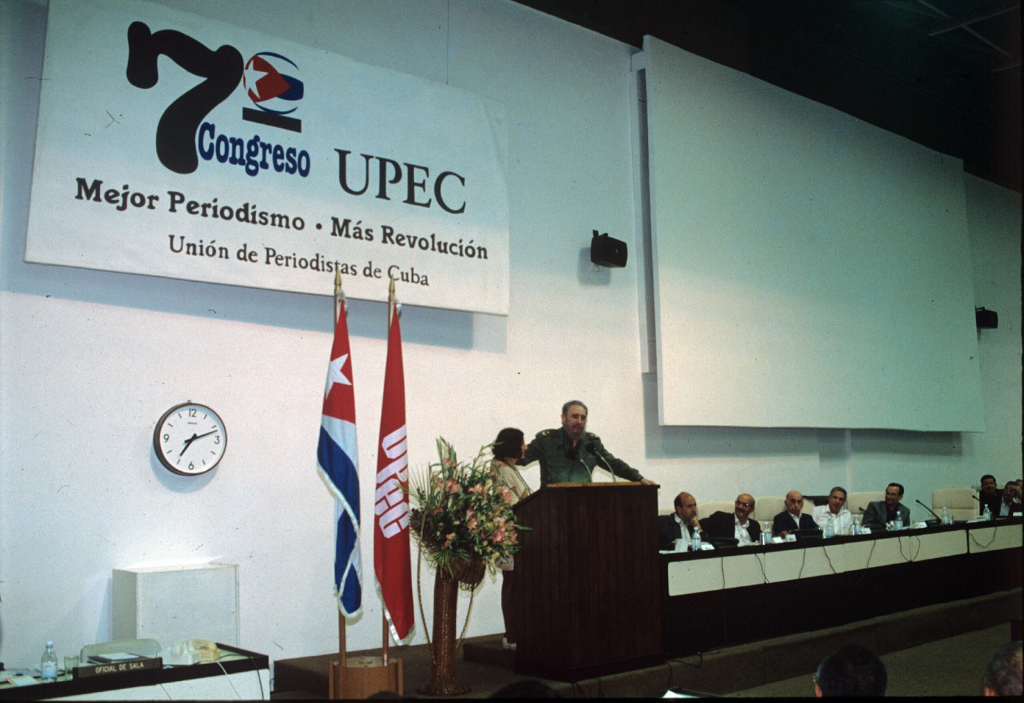 Fidel en los Congresos de la UPEC. Fidel en los Congresos de la UPEC.