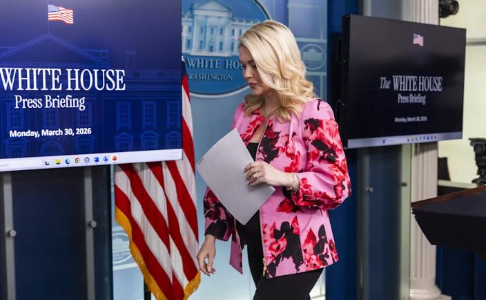 La portavoz de la Casa Blanca, Karoline Leavitt