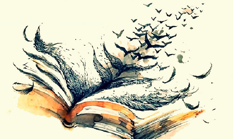 Ilustración por el Día Mundial de la Poesía. Tomada de Cubarte.