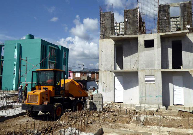 Construcción de viviendas en Cuba