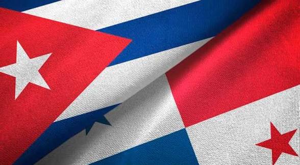 Banderas de Cuba y Panamá