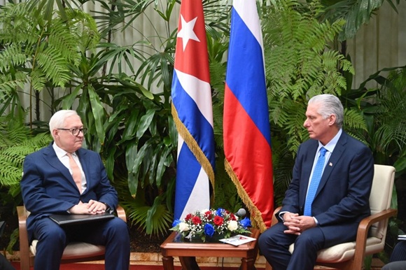 Presidente cubano ratifica vínculos con Rusia durante encuentro con vicecanciller del país eslavo