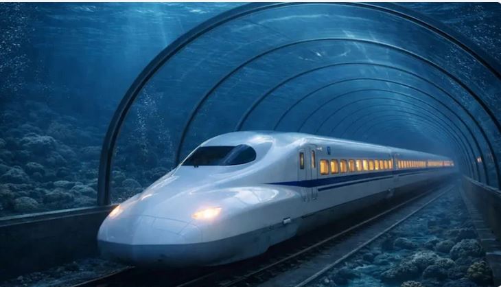 Tren bala submarino China