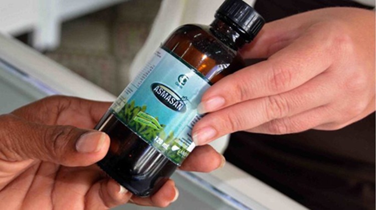 Bottle of natural medicine made in Cuba Bottle of natural medicine made in Cuba