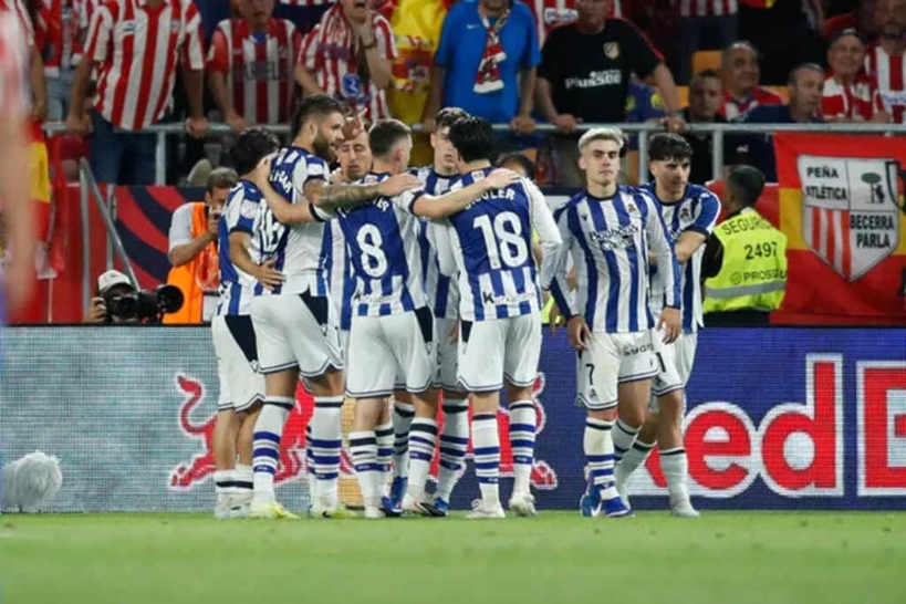 La Real Sociedad conquistó hoy la Copa del Rey de Fútbol de España