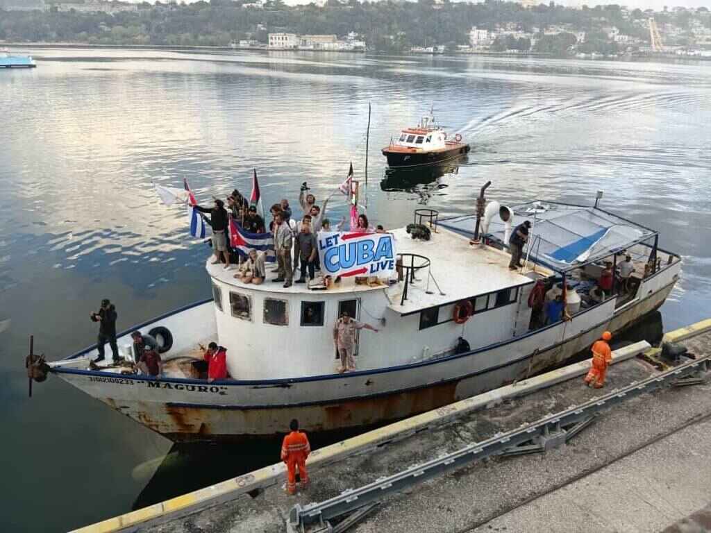 Granma 2 ship arrives in Cuba with solidarity from Mexico