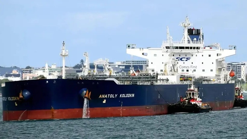 Petrolero ruso Anatoly Koldkin arribando a puerto cubano el pasado 30 de marzo