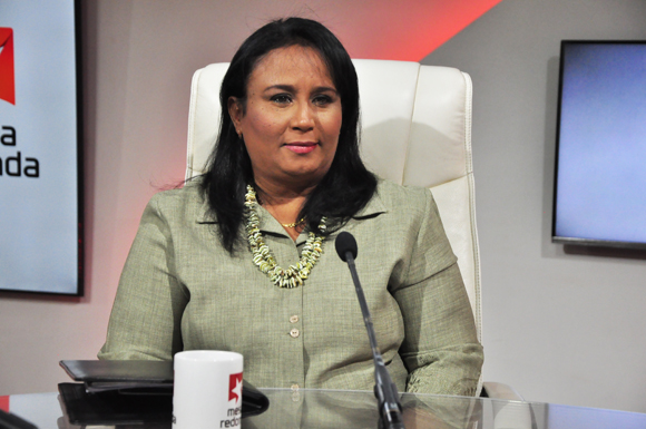 La viceministra de Salud Pública, Dra. Carilda Peña García. Foto: Roberto Garaicoa. La viceministra de Salud Pública, Dra. Carilda Peña García. Foto: Roberto Garaicoa.