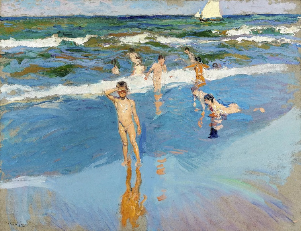 Niños en el Mar, Playa de Valencia de Joaquín Sorolla