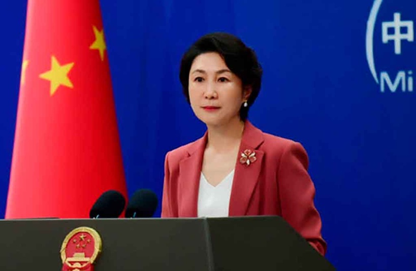 La portavoz del Ministerio de Relaciones Exteriores, Mao Ning La portavoz del Ministerio de Relaciones Exteriores, Mao Ning