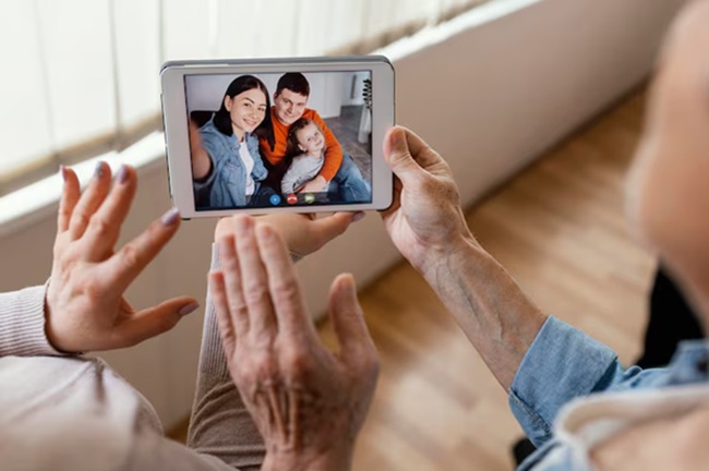 Family video call Family video call