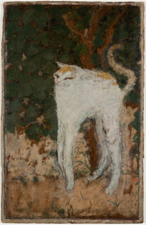 Le chat blanc (1894) de Pierre Bonnard Le chat blanc (1894) de Pierre Bonnard