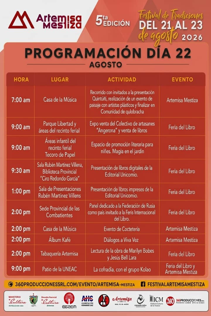 Programa 22 de agosto