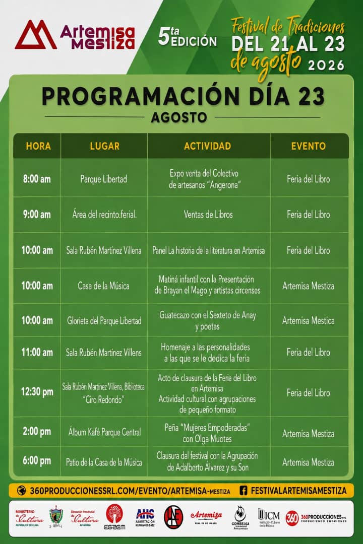 Programa 23 de agosto