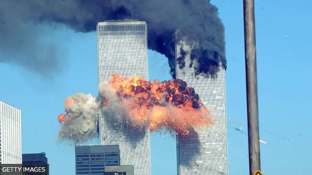 Ataque terrorista contra las Torres Gemelas en Nueva York