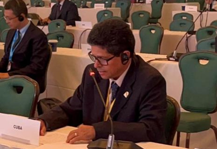 Pablo Julio Pla Feria, viceministro de Comunicaciones de Cuba, en el Séptimo Foro Mundial de Políticas de Telecomunicaciones/TIC 2026 Pablo Julio Pla Feria, viceministro de Comunicaciones de Cuba, en el Séptimo Foro Mundial de Políticas de Telecomunicaciones/TIC 2026