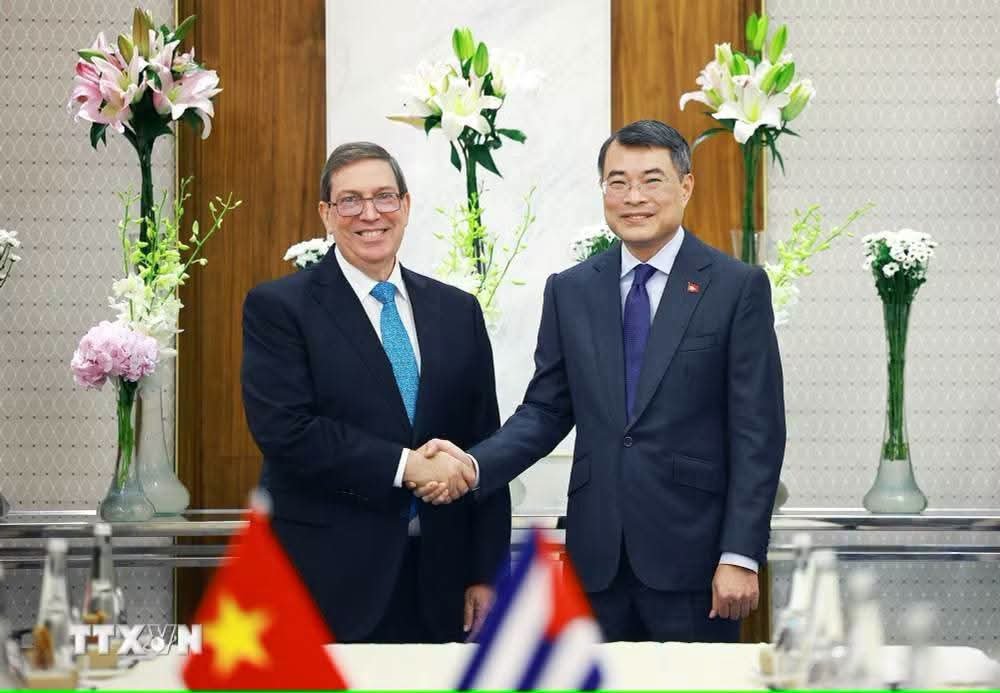 Bruno Rodríguez Parrilla, ministro de Relaciones Exteriores de Cuba, sostuvo hoy una reunión con el Primer Ministro de Vietnam, Le Minh Hung Bruno Rodríguez Parrilla, ministro de Relaciones Exteriores de Cuba, sostuvo hoy una reunión con el Primer Ministro de Vietnam, Le Minh Hung