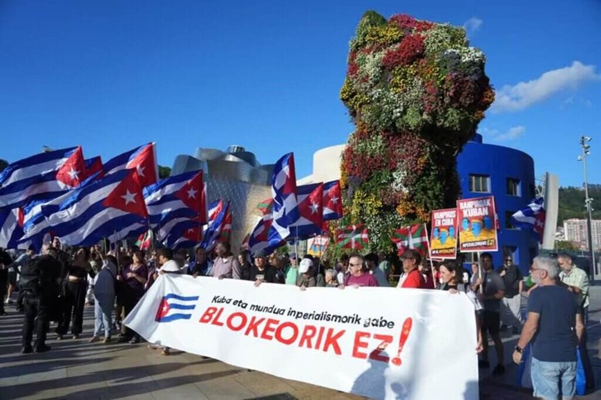 Acto de solidaridad con Cuba en Europa
