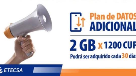 Plan de datos adicional