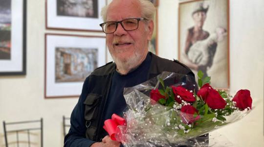 El maestro Roberto Salas, Premio Nacional Artes Plásticas 2025.