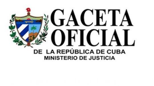 Gaceta Oficial de la República de Cuba