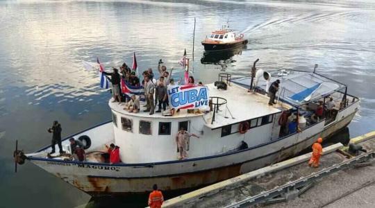 Granma 2 ship arrives in Cuba with solidarity from Mexico