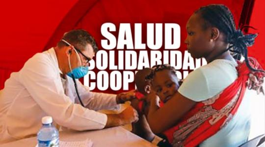 Solidaridad médica cubana.
