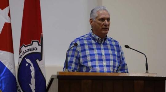 Discurso de Díaz-Canel en clausura del Congreso de la CTC