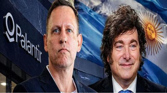 Peter Thiel and Javier Milei