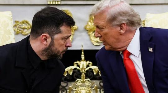 Volodímir Zelenski y Donald Trump en la Casa Blanca en agosto del pasado año