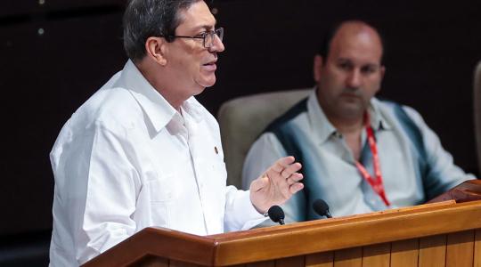 Bruno Rodríguez Parrilla, ministro de Relaciones Exteriores. Foto: Abel Padrón Padilla