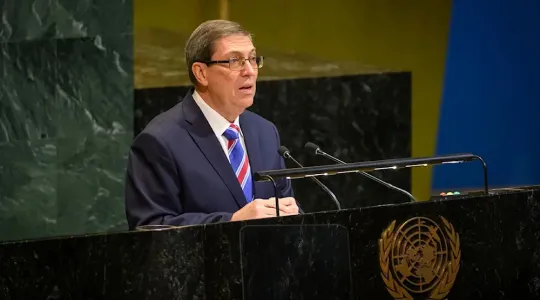Canciller cubano en ONU: bloqueo EEUU es un crimen despiadado