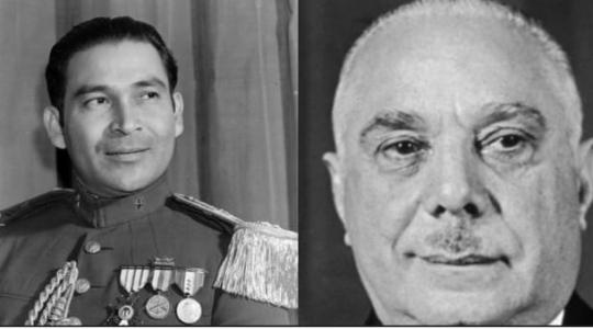 Fotomontaje: Fulgencio Batista y Rafael Leónidas Trujillo