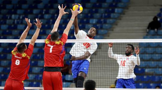 Venció Cuba a Venezuela por 3-0 en voleibol (m) de Santo Domingo 2026