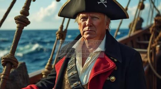 Donald Trump como pirata