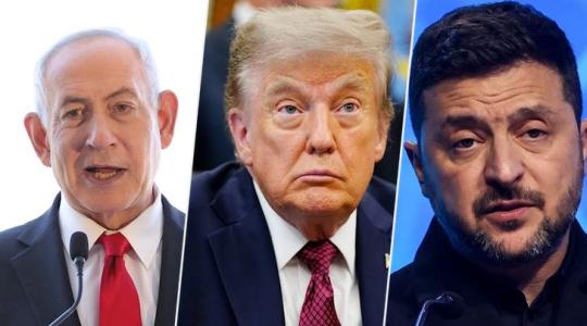Netanyahu, Trump y Zelenski