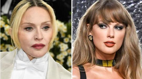 Fotomontaje de Madonna y Tailor Swift