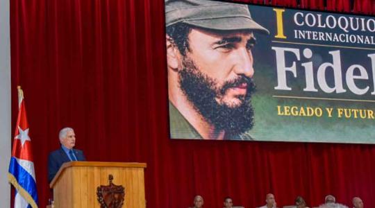 Díaz-Canel llama a salvar la Revolución del cerco de EEUU