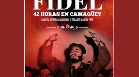 Portada de libro dedicado a Fidel en la Feria del Libro