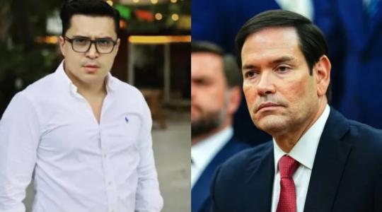 Photomontage of Beto Coral and Marco Rubio