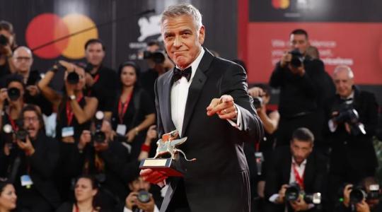 George Clooney recibe el León de Oro en Venecia